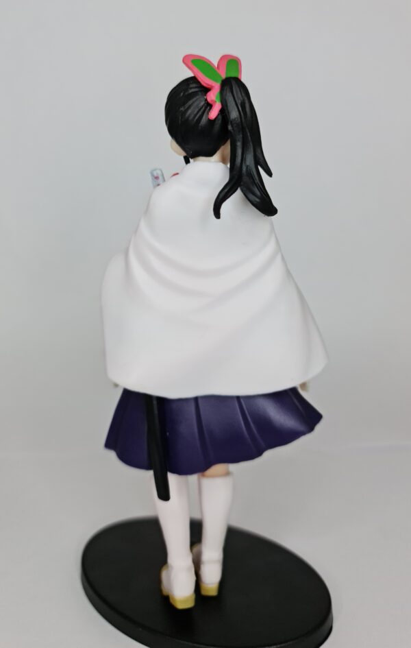 figurine of Kanao from demon slayer, view of back