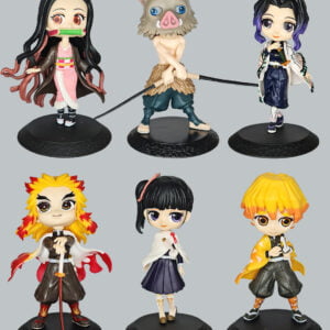 Set of demon slayer 15cm figurines