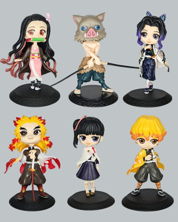 Set of demon slayer 15cm figurines