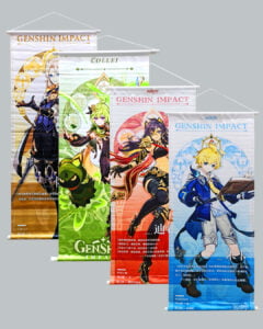 Set of Genshin Impact posters