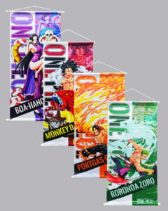 Set of 4 One Piece posters