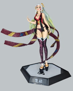 Figurine of Daki from Demon Slayer, front view