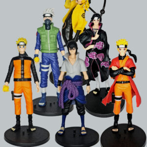 set of 6 naruto characters