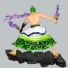 roronoa zoro - black - back