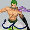 roronoa zoro - black - closeup